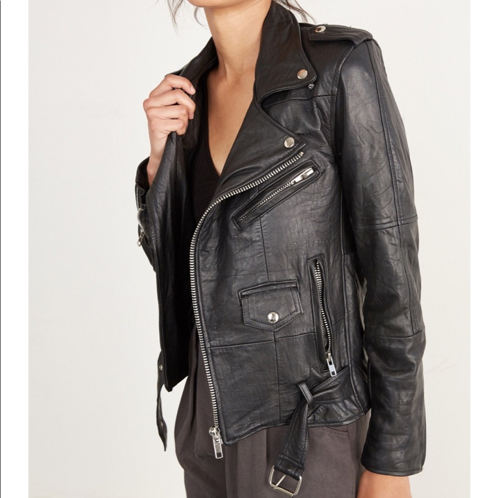 ❌SOLD❌ DEADWOOD Recycled Vintage Leather Jacket